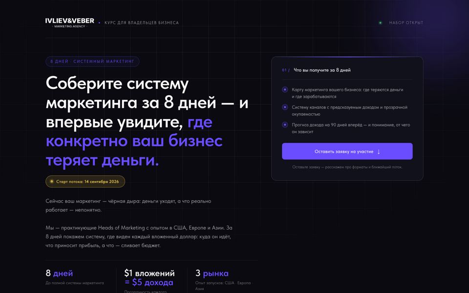 МОСК (Маркетинговая Операционная Система Компании)
