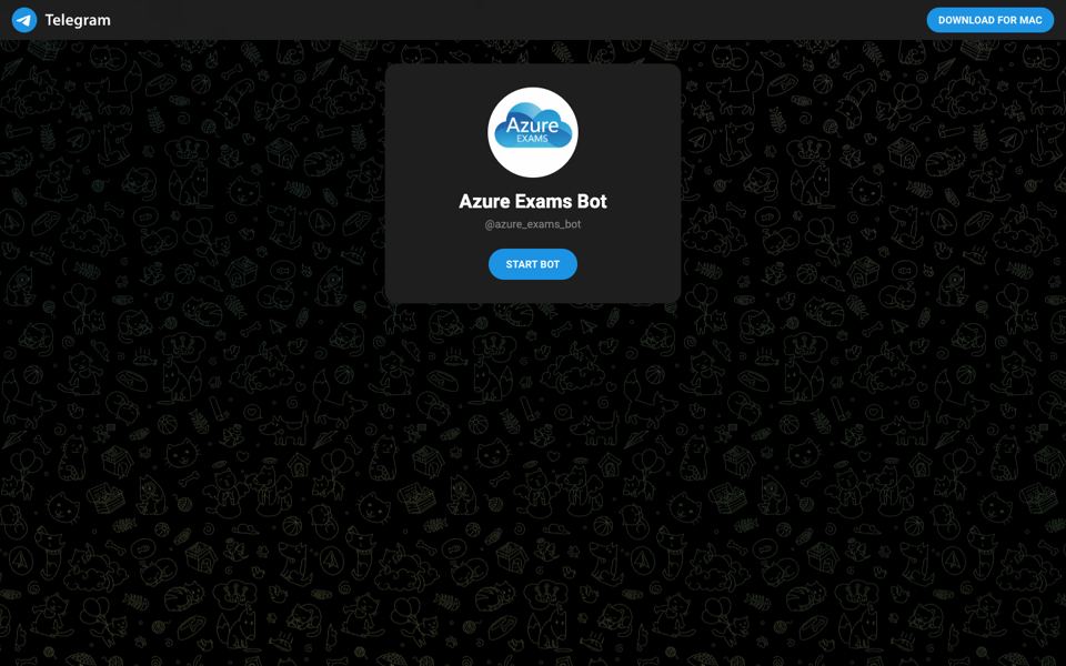 Azure Exams Bot