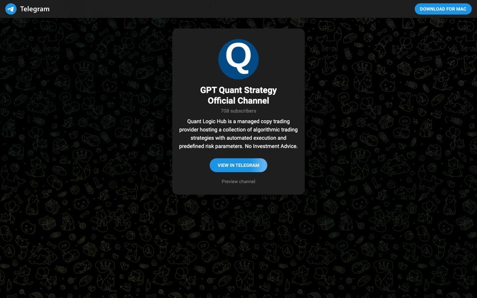 GPT Quant Strategy
