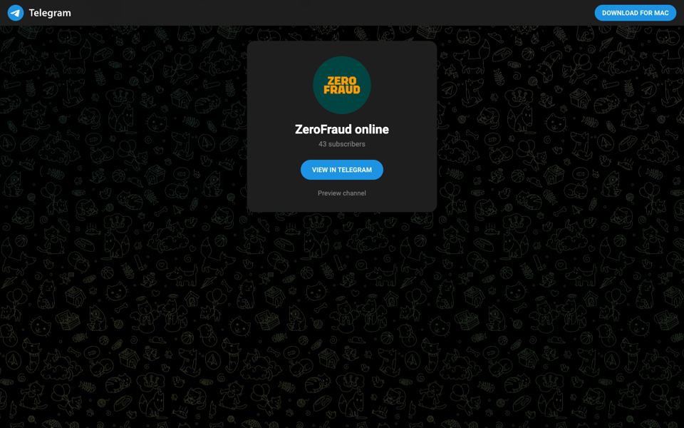 ZeroFraud online